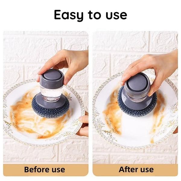 2 in 1 Liquid Soap Dispensing Cleaning Brush | 🔥BUY 1 GET 1 FREE🔥