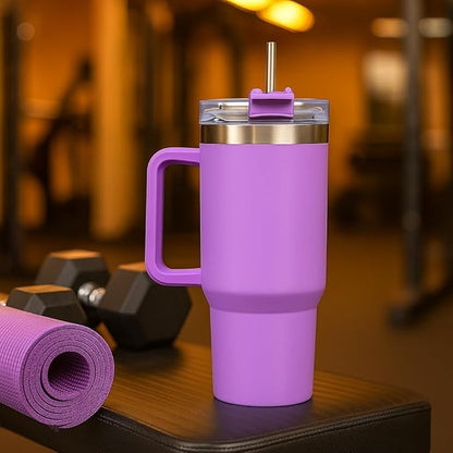 Double Wall Vacuum Insulation Stainless Steel Anti-Splash Tumbler