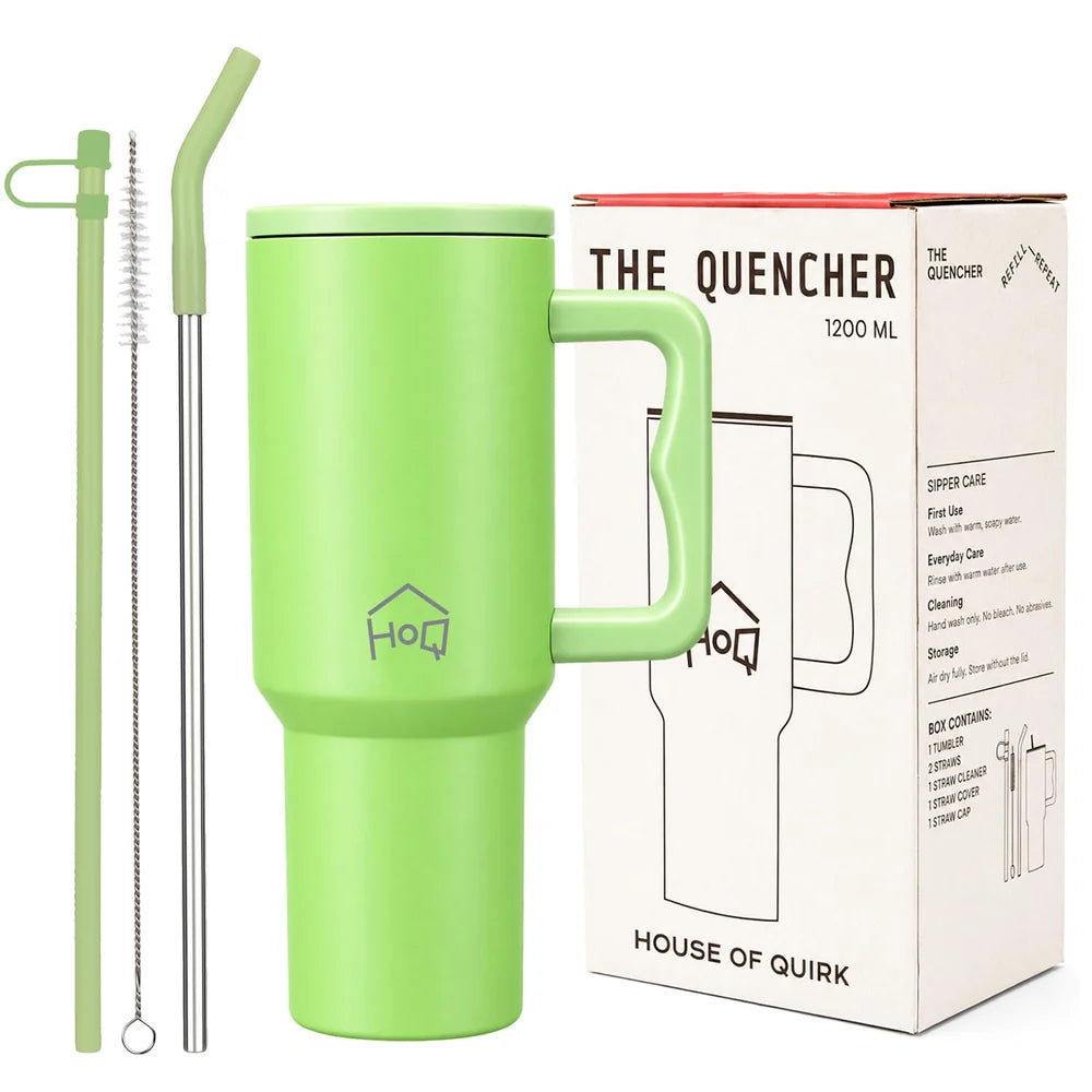 Double Wall Vacuum Insulation Stainless Steel Anti-Splash Tumbler