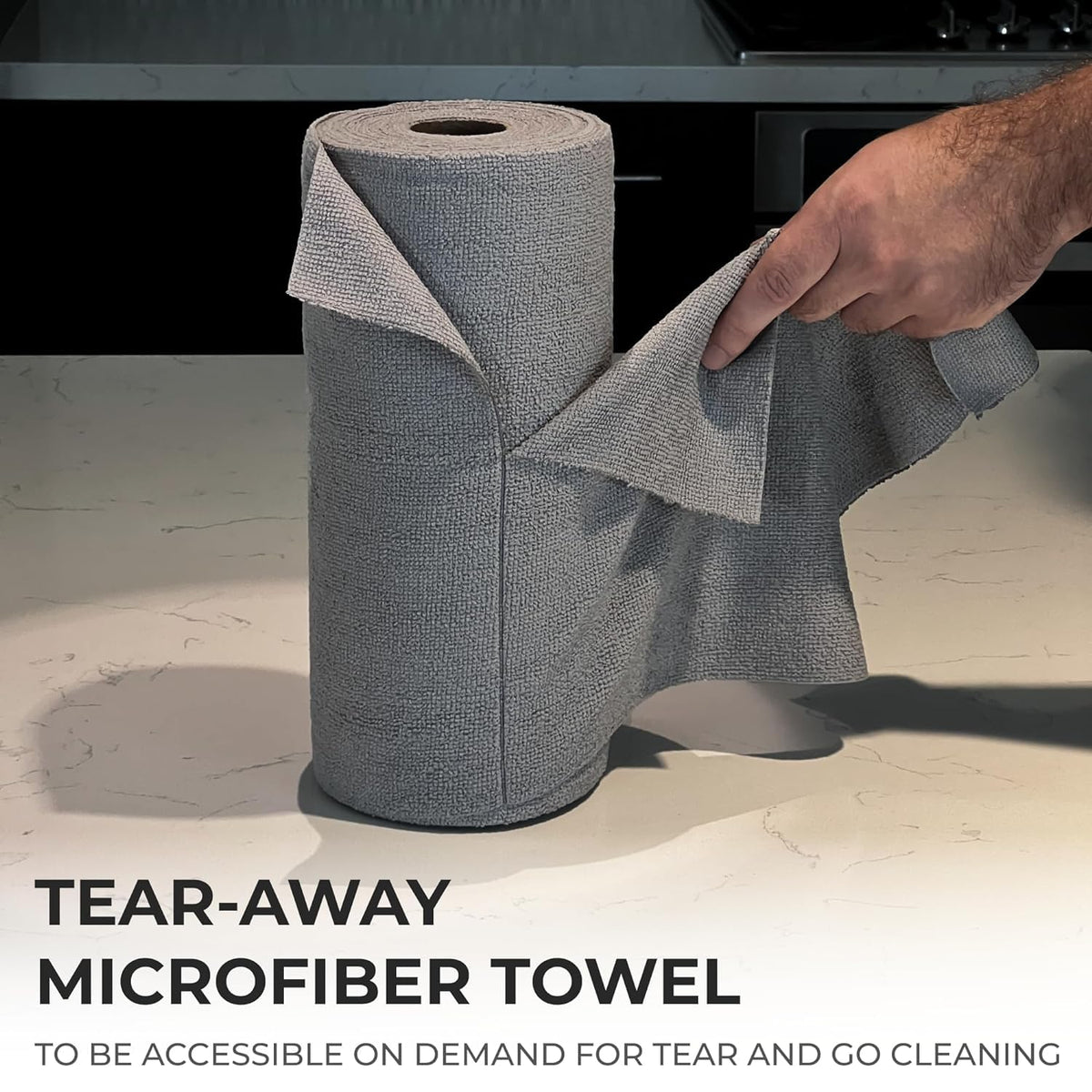 Reusable Microfiber Kitchen Towel Roll (25 Sheets)