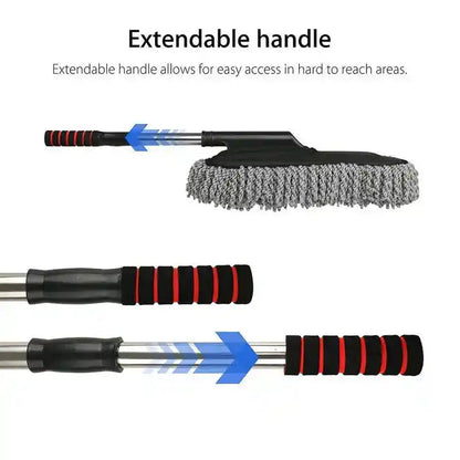 Horaa Extendable Microfiber Cleaning Brush For Car And Home Cleaning