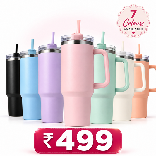 Double Wall Vacuum Insulation Stainless Steel Anti-Splash Tumbler