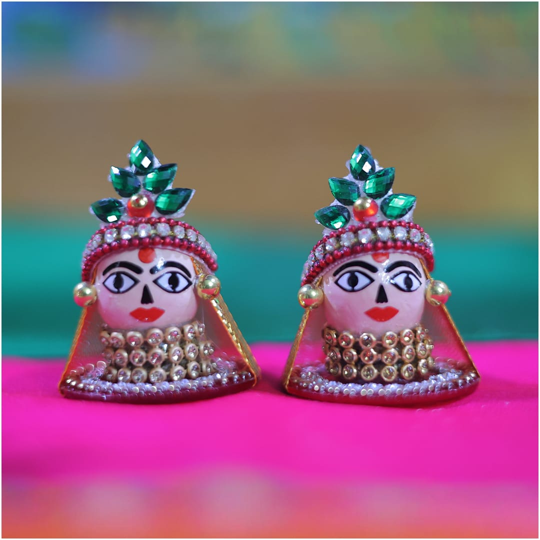 🙏🏻Riddhi Siddhi Idol Pair Lord Ganesha's Wife - Blessings of Prosperity & Wisdom "सुखसमृद्धाः भवतः"🙏🏻