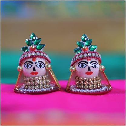 🙏🏻Riddhi Siddhi Idol Pair Lord Ganesha's Wife - Blessings of Prosperity & Wisdom "सुखसमृद्धाः भवतः"🙏🏻
