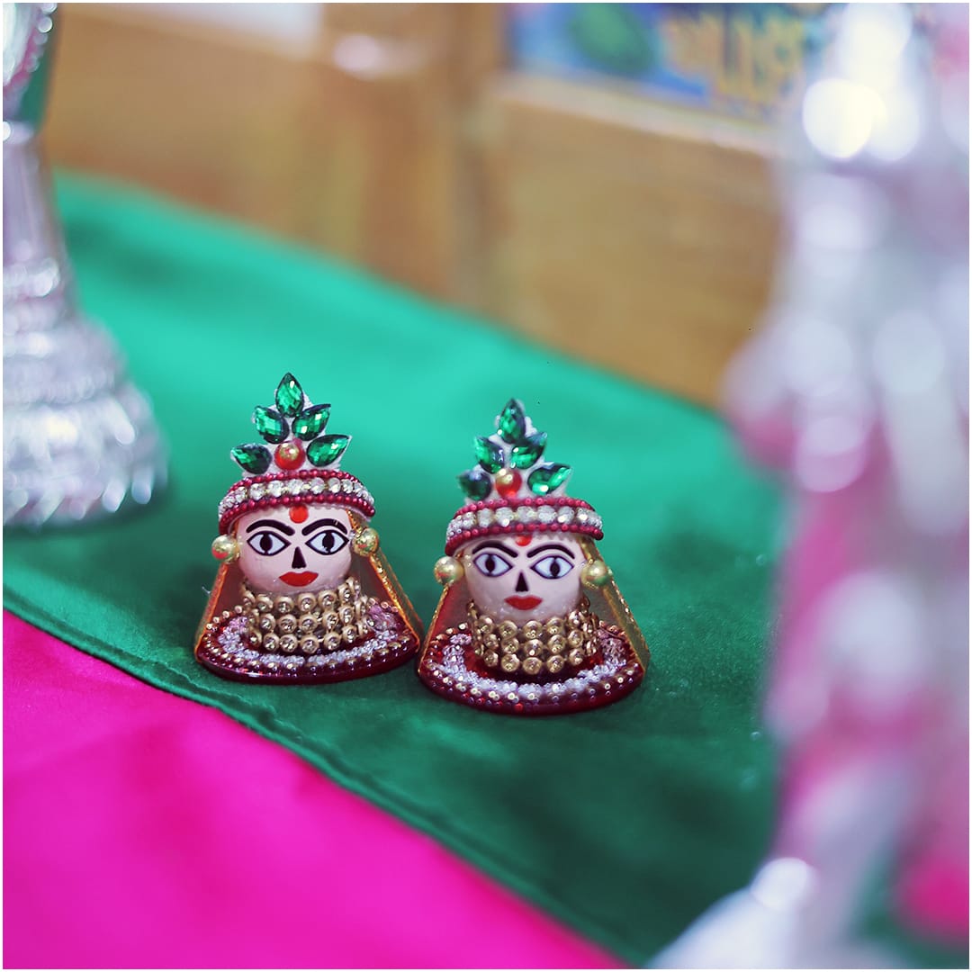 🙏🏻Riddhi Siddhi Idol Pair Lord Ganesha's Wife - Blessings of Prosperity & Wisdom "सुखसमृद्धाः भवतः"🙏🏻