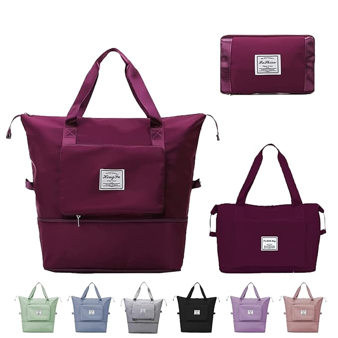 Water Proof Foldable Travel Duffel Bag With Pocket ( Buy 1 Get 1 )