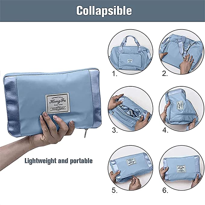 Water Proof Foldable Travel Duffel Bag With Pocket ( Buy 1 Get 1 )