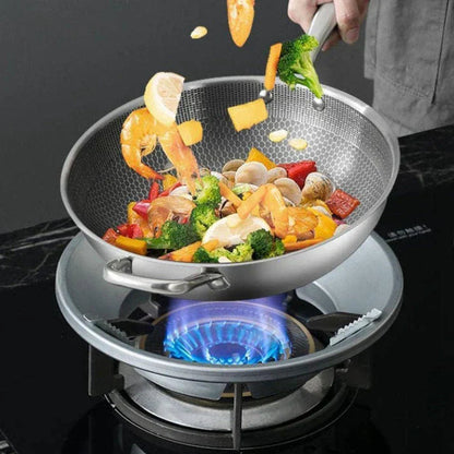 Gas Saver & Home Gas Stove Fire & Windproof Energy Saving Stand (Pack Of 2)
