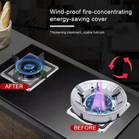 Gas Saver & Home Gas Stove Fire & Windproof Energy Saving Stand (Pack Of 2)