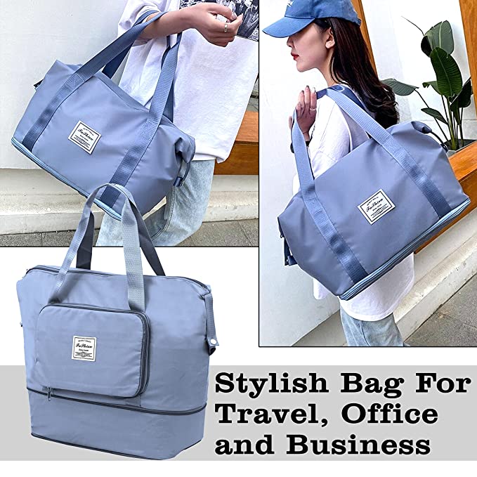 Water Proof Foldable Travel Duffel Bag With Pocket ( Buy 1 Get 1 )